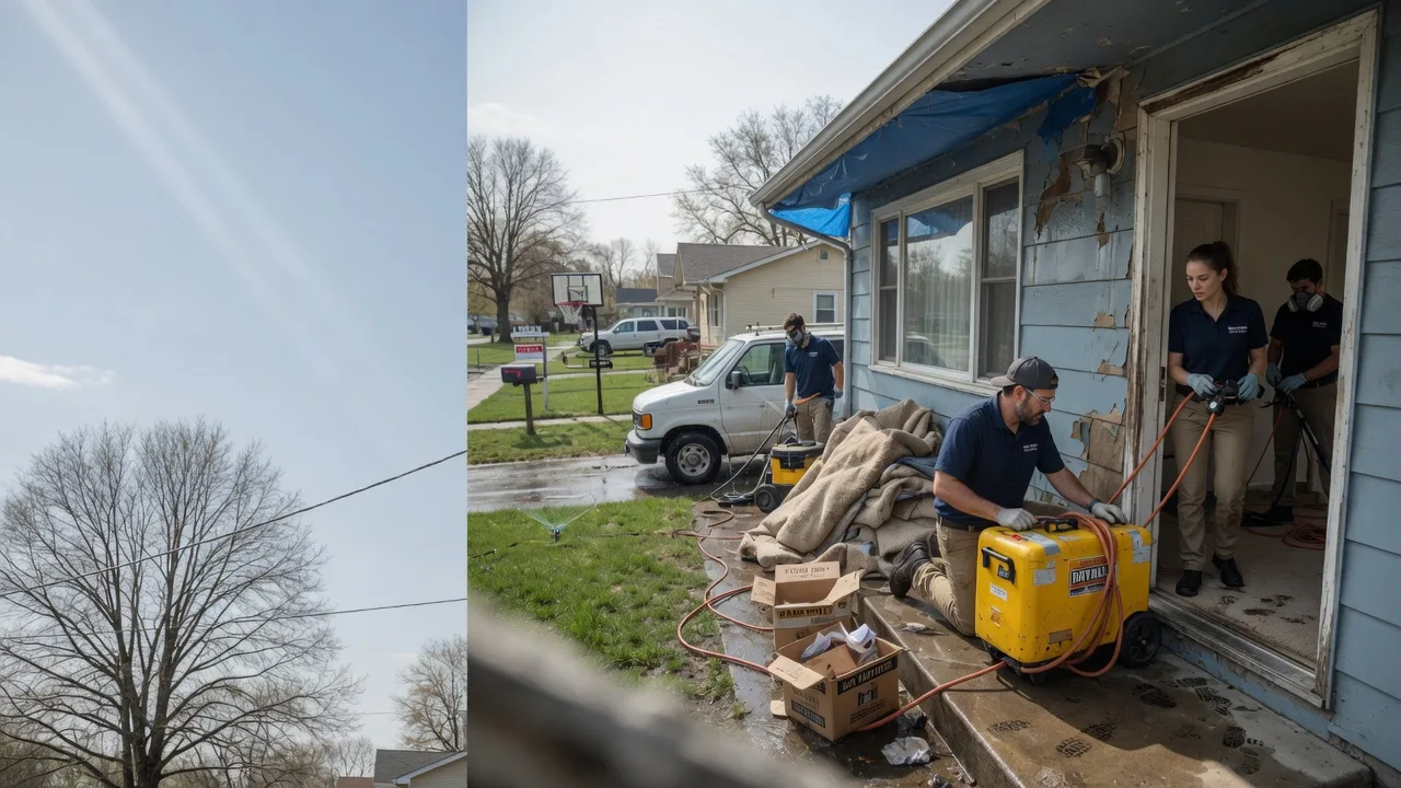 Basement Flood Cleanup in Danville, OH near me